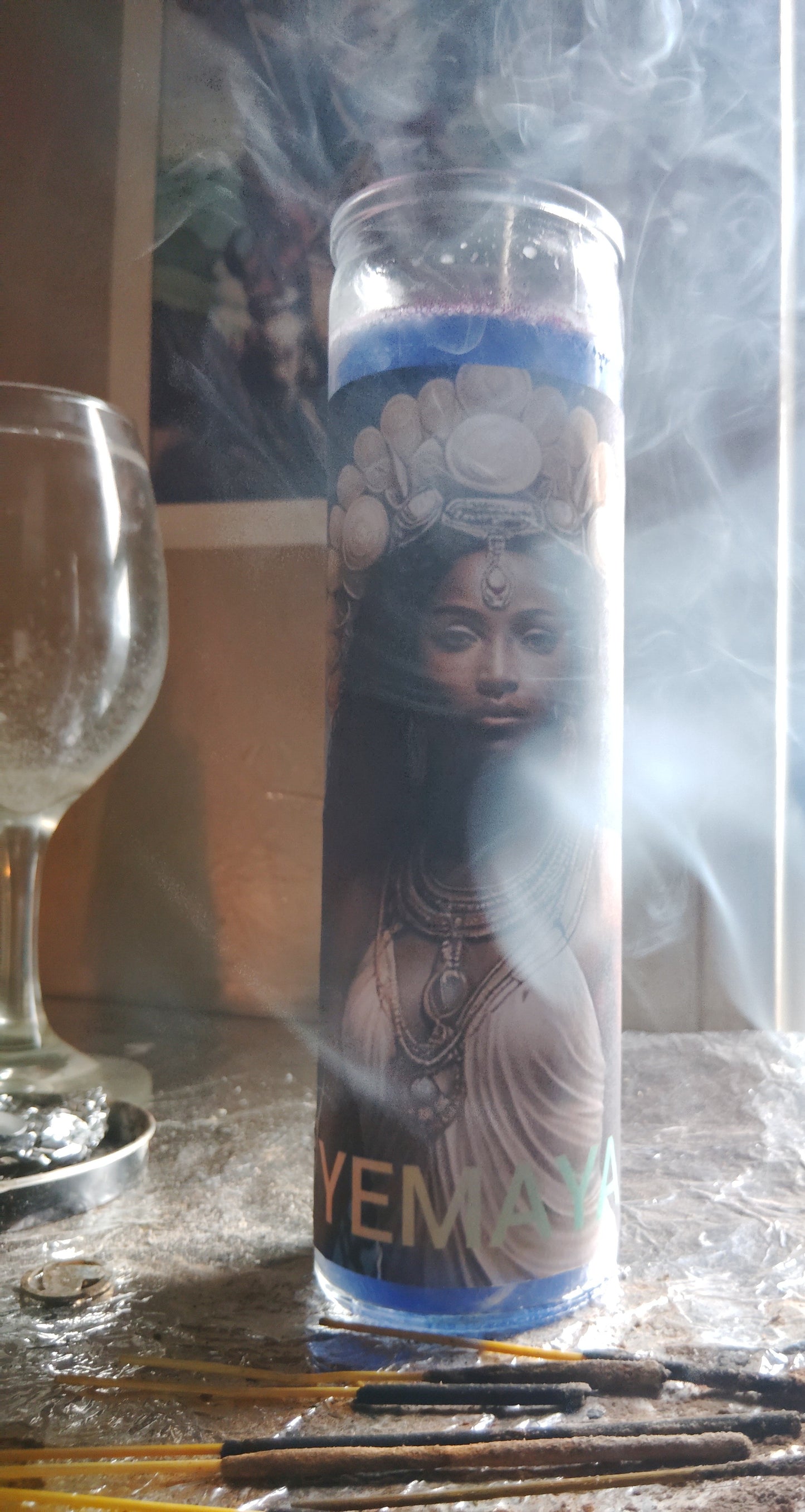 Yemaya Scented Candle - Candles available at Amazing Creations Products . Grab yours for $15 today!