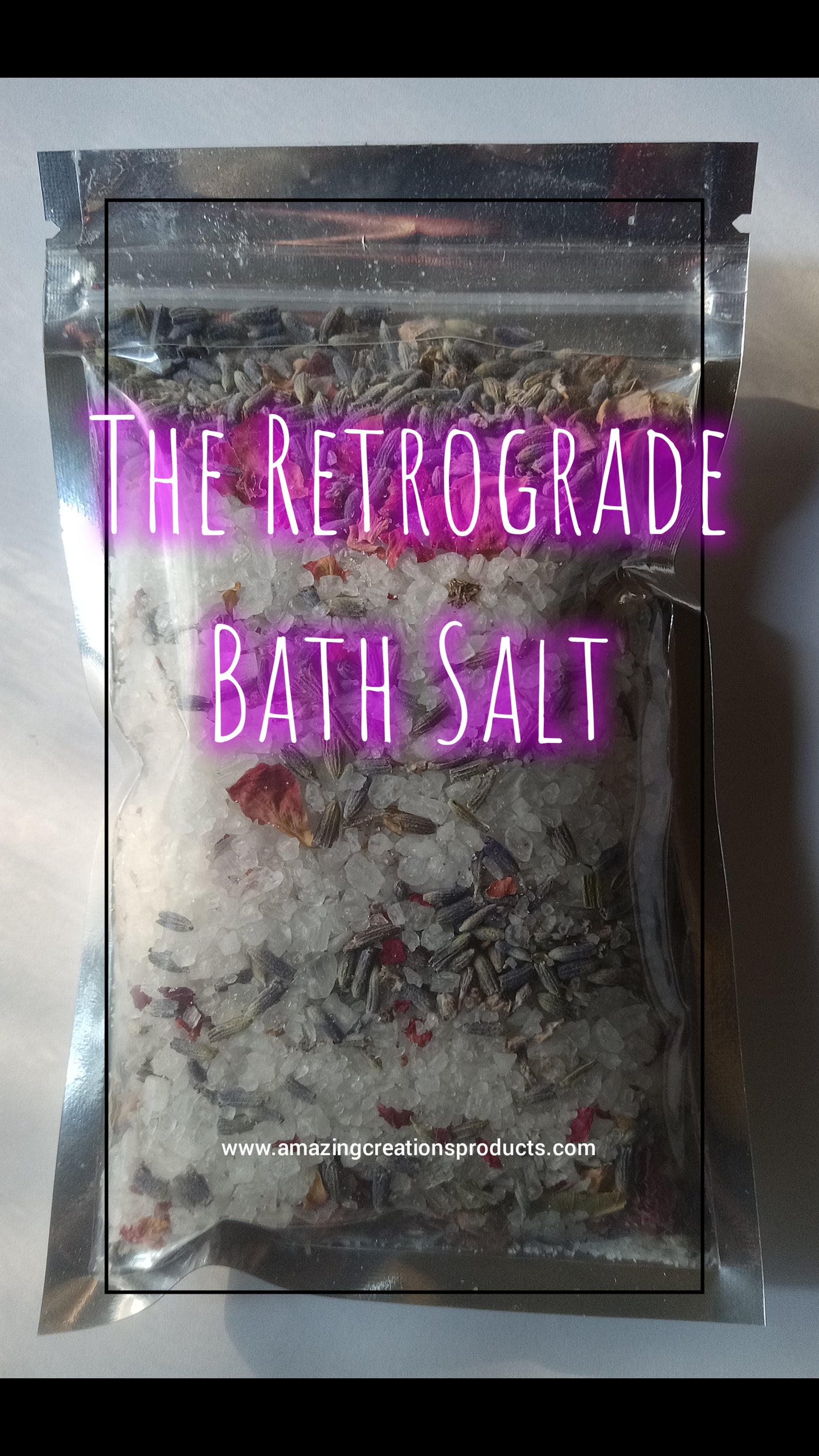 The Retrograde Bath Salt - available at Amazing Creations Products . Grab yours for $13 today!