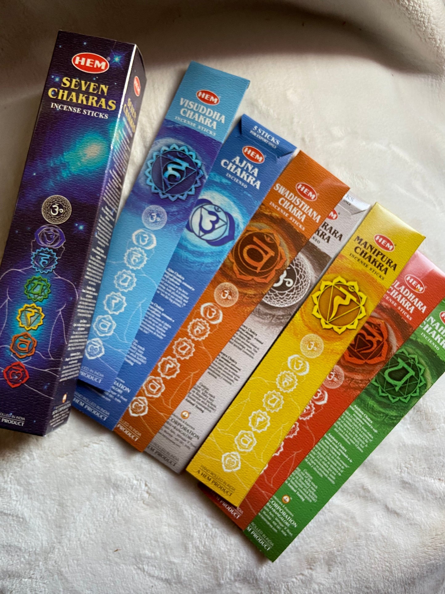 7 Chakras Incense - Incense available at Amazing Creations Products . Grab yours for $8.95 today!