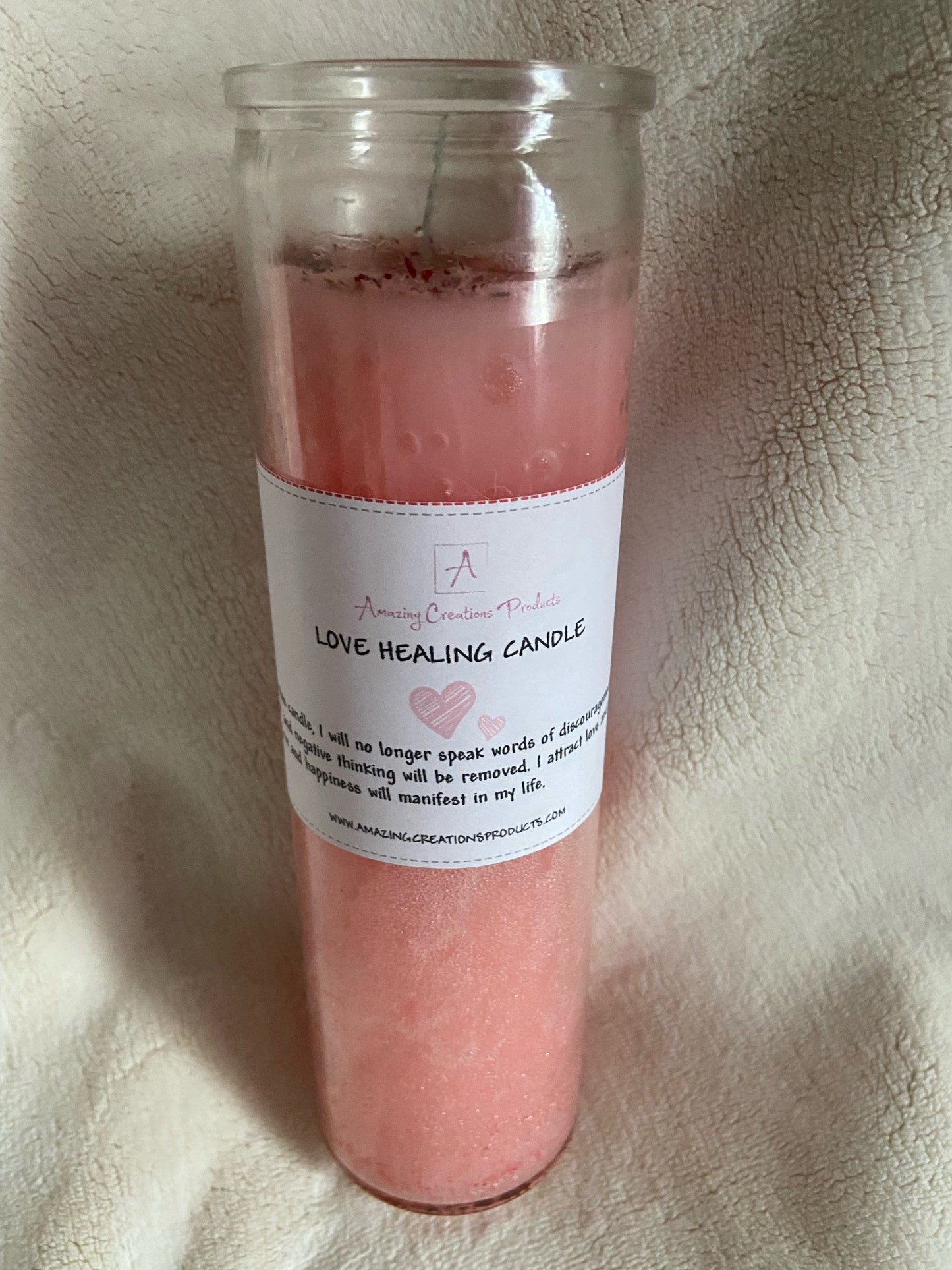  Love Healing Candle - Candles available at Amazing Creations Products . Grab yours for $20.00 today!