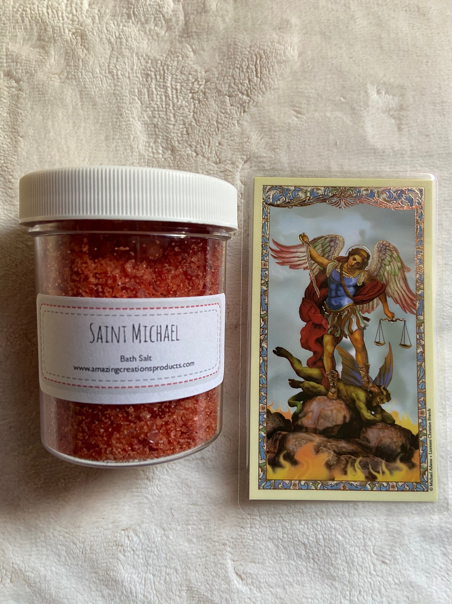 Saint Michael Bath Salt - available at Amazing Creations Products . Grab yours for $10.00 today!