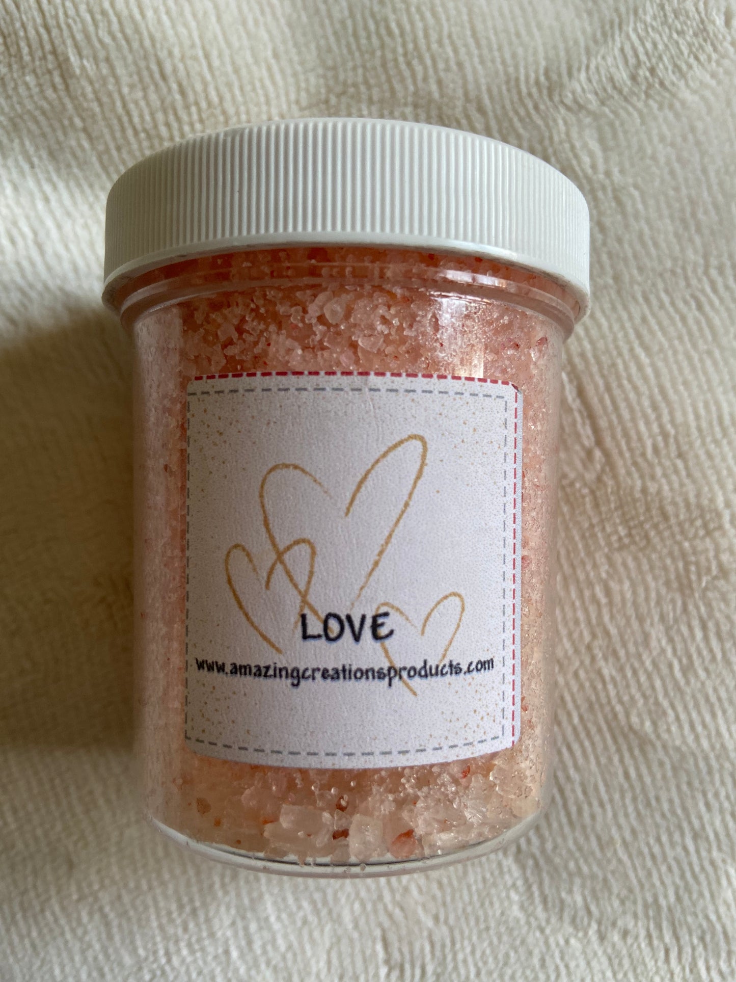 Love Bath Salt - Bath Salts available at Amazing Creations Products . Grab yours for $10.00 today!