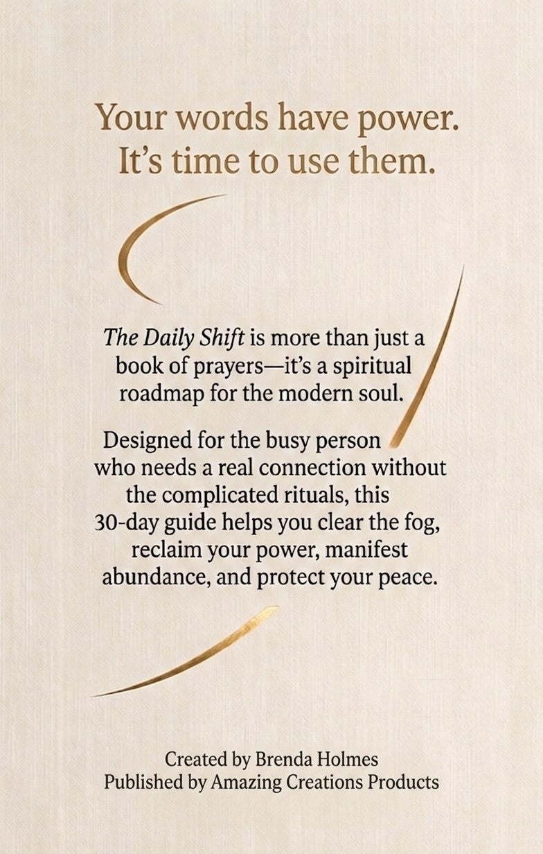 The Daily Shift - A 30 Day Prayer Guide (DIGITAL DOWNLOAD)