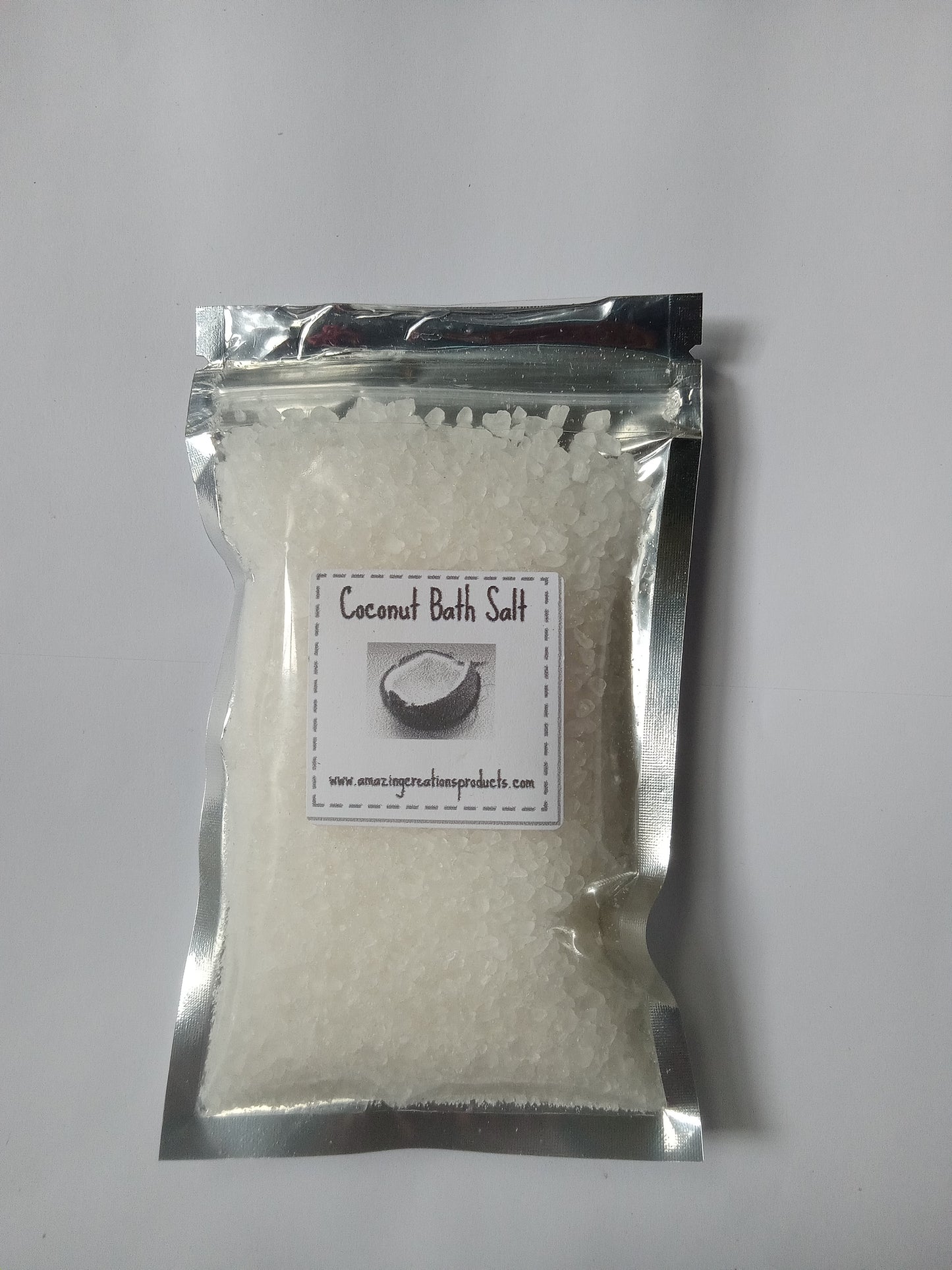  Coconut Bath Salt -  available at Amazing Creations Products . Grab yours for $10 today!