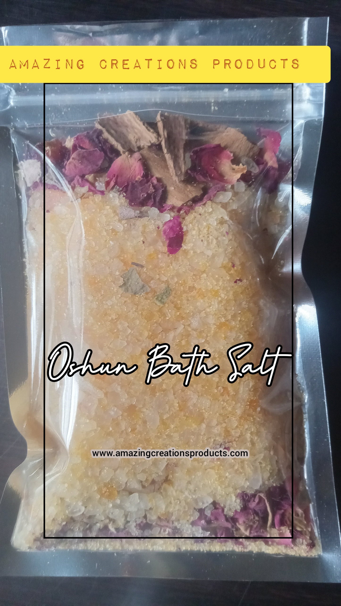  OSHUN Bath Salt -  available at Amazing Creations Products . Grab yours for $15 today!