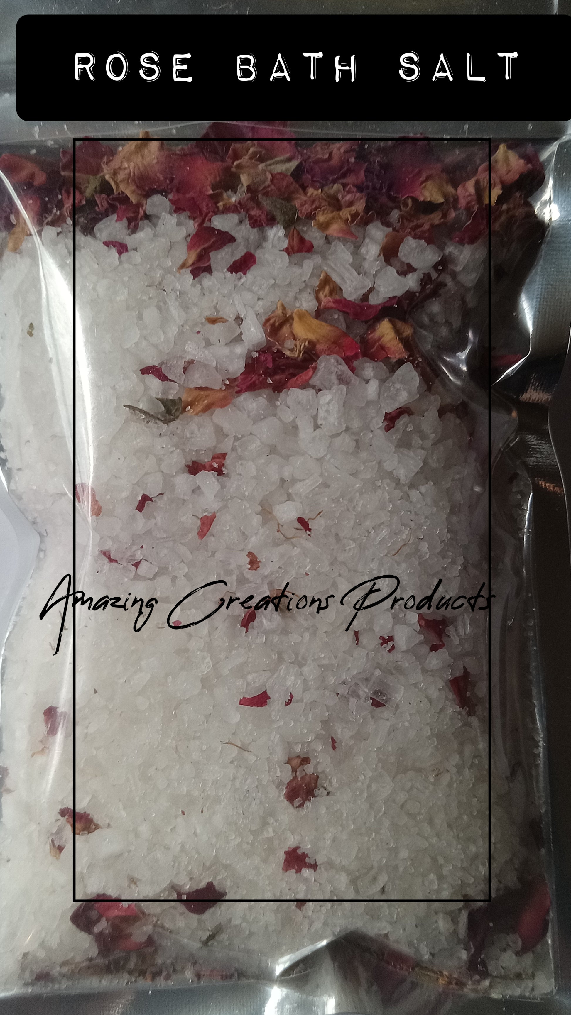  Rose Bath Salt -  available at Amazing Creations Products . Grab yours for $10.00 today!