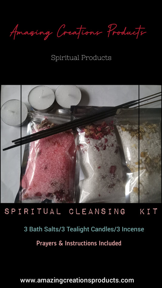  Spiritual Cleansing Kit -  available at Amazing Creations Products . Grab yours for $33.33 today!