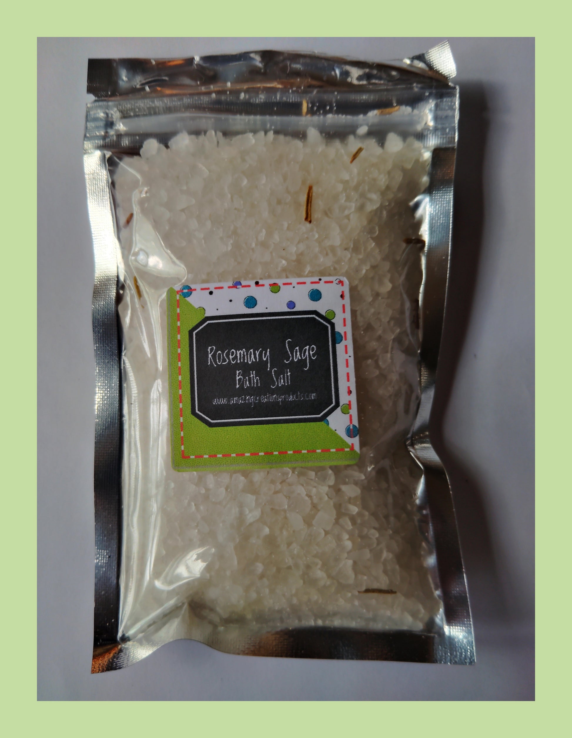  Rosemary Sage Bath Salt - Bath Salts available at Amazing Creations Products . Grab yours for $10 today!