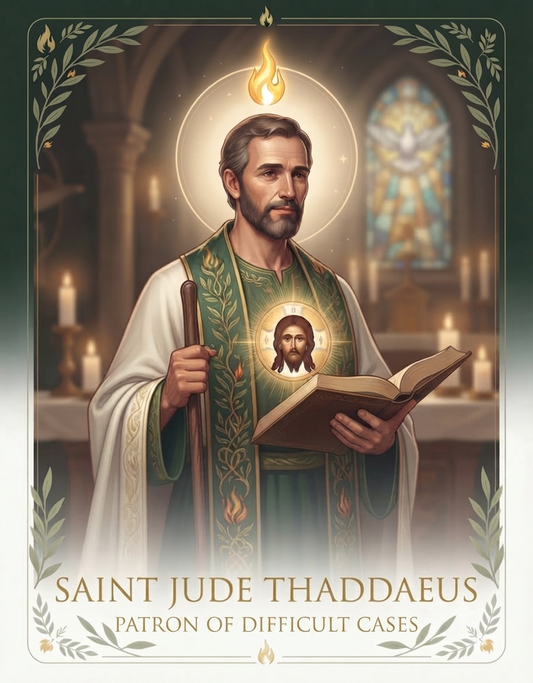 Saint Jude Prayer and Candle Guide/Digital Download