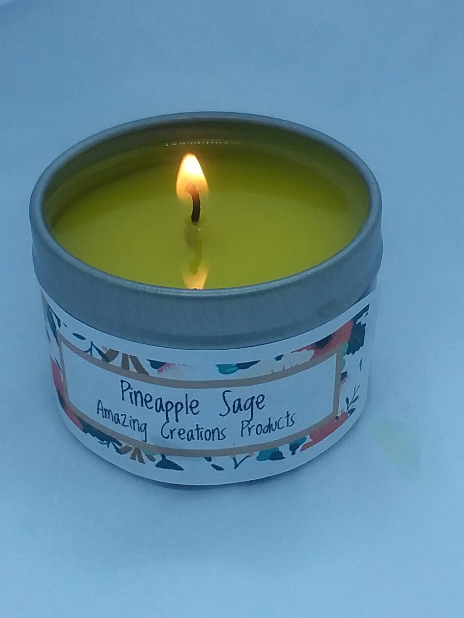  Pineapple Sage Candle - Candles available at Amazing Creations Products . Grab yours for $7.50 today!
