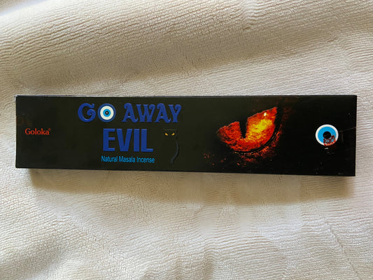  Go Away Evil Incense Stick - Incense available at Amazing Creations Products . Grab yours for $4.44 today!