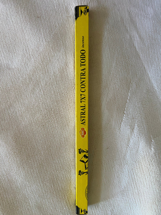  Astral 7 x 7 Contra Todo (Against Everything) Incense Sticks - Incense available at Amazing Creations Products . Grab yours for $1.99 today!