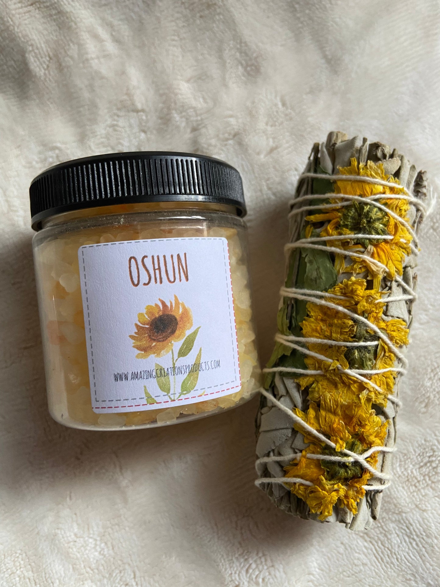  OSHUN Bath Salt -  available at Amazing Creations Products . Grab yours for $10 today!