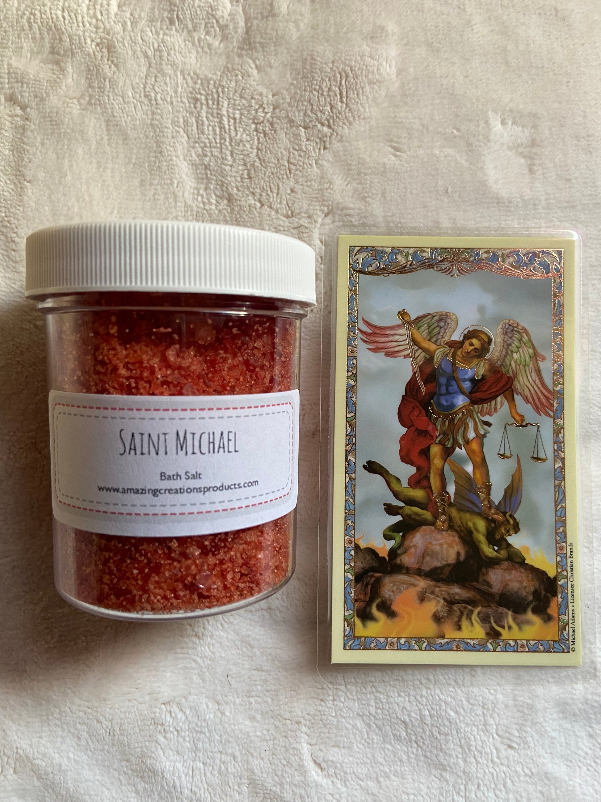  Saint Michael Bath Salt -  available at Amazing Creations Products . Grab yours for $10.00 today!