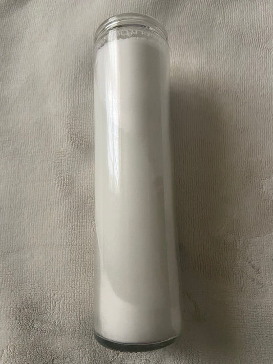  White Jar Candle -  available at Amazing Creations Products . Grab yours for $6.99 today!