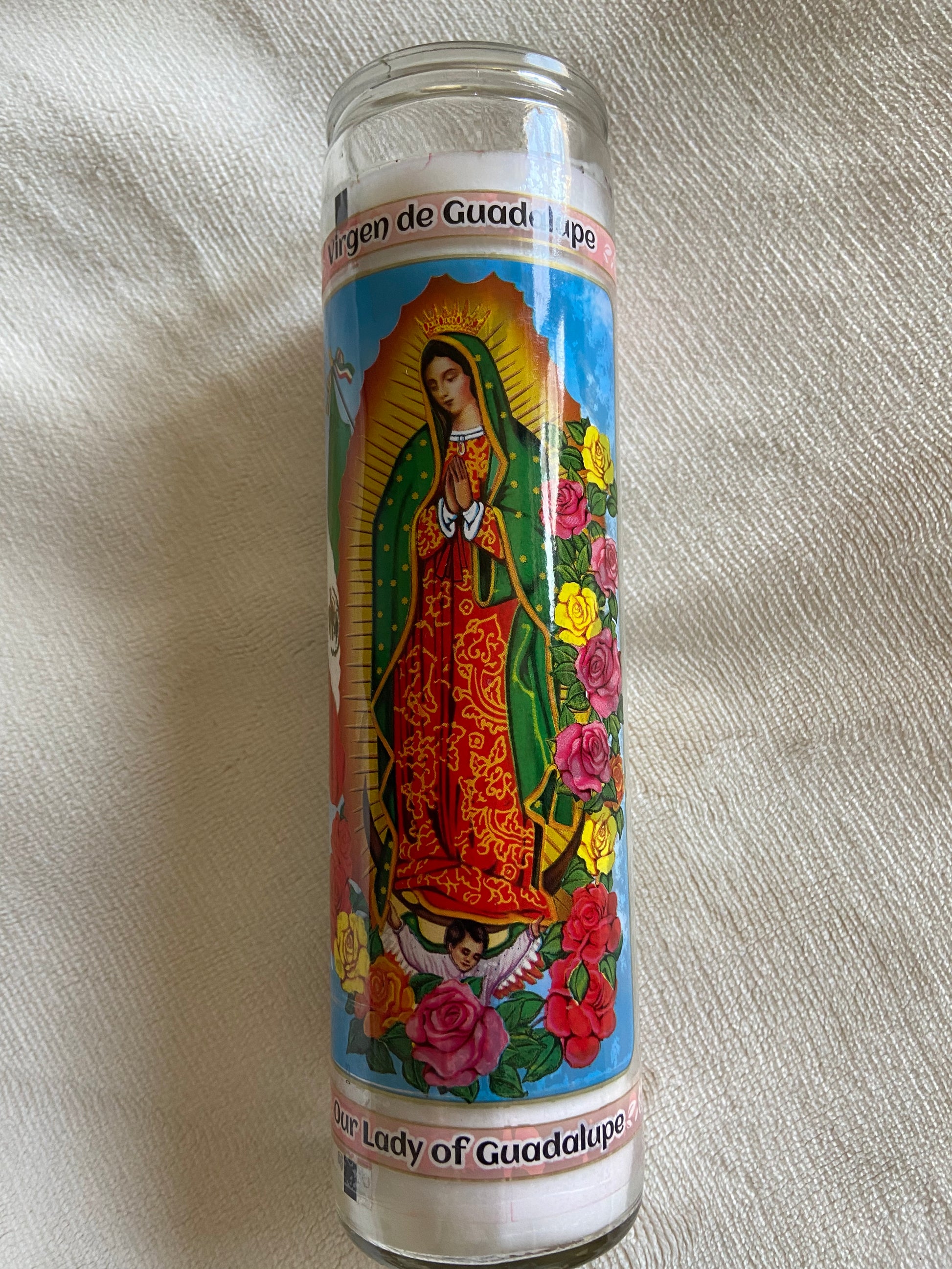  Our Lady of Guadalupe Prayer Candle -  available at Amazing Creations Products . Grab yours for $5.50 today!