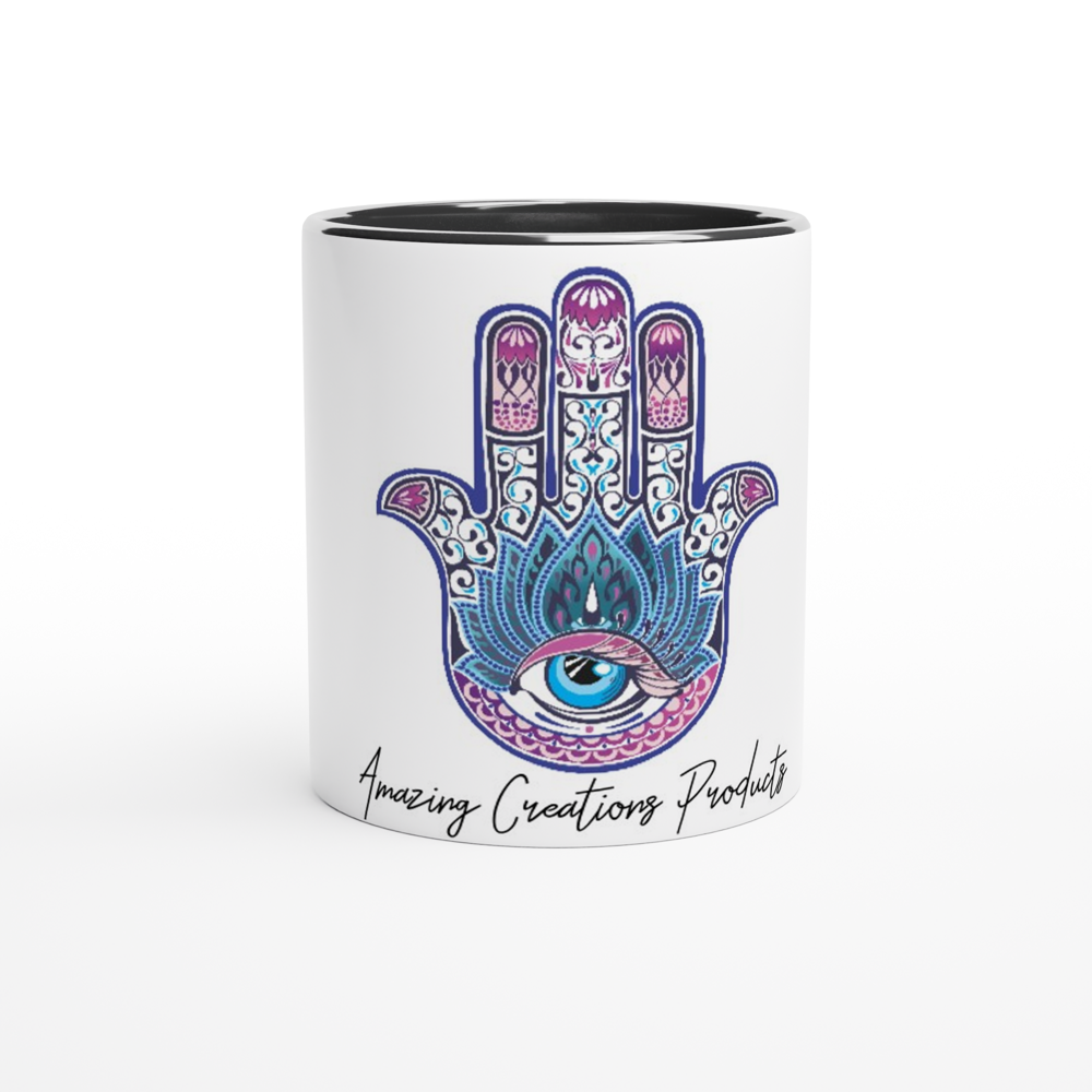  Hamsa Hand Mug - Print Material available at Amazing Creations Products . Grab yours for $20.00 today!