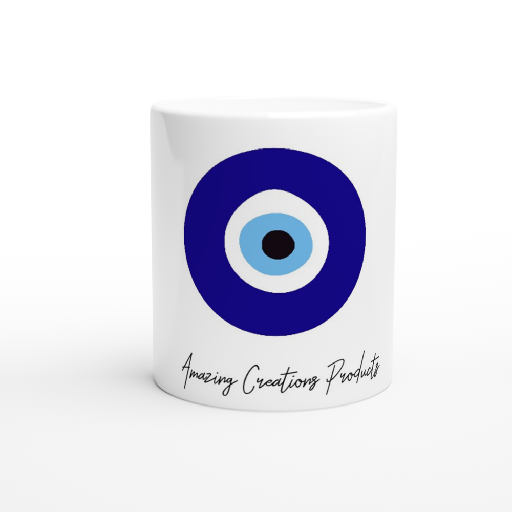  Evil Eye Mug - Print Material available at Amazing Creations Products . Grab yours for $16.00 today!